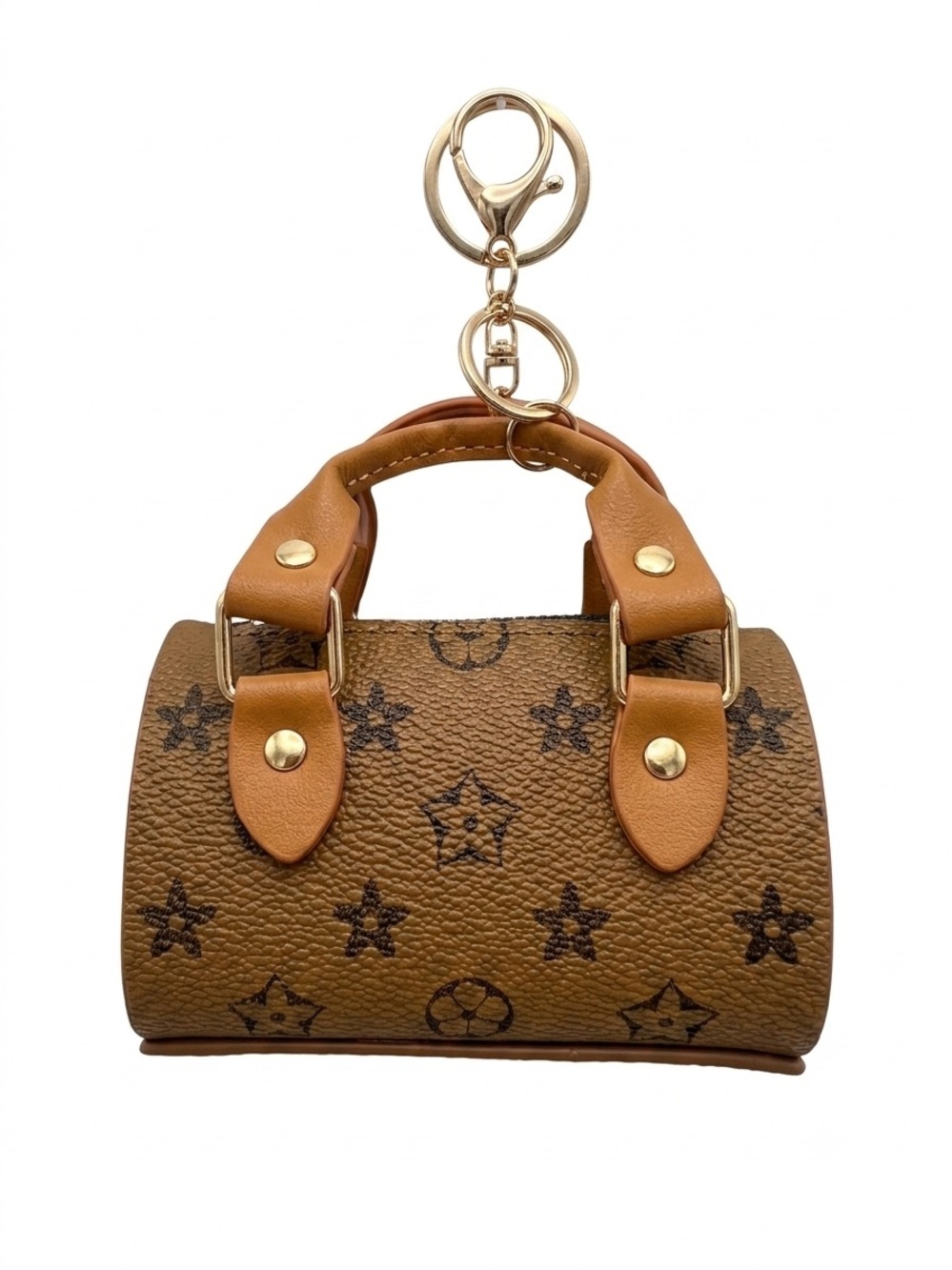 Bag Charm/Coin Purse - Medium Brown